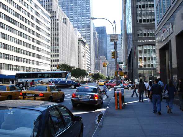 Strassenzug in New York